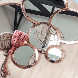 miroirs cuivrés